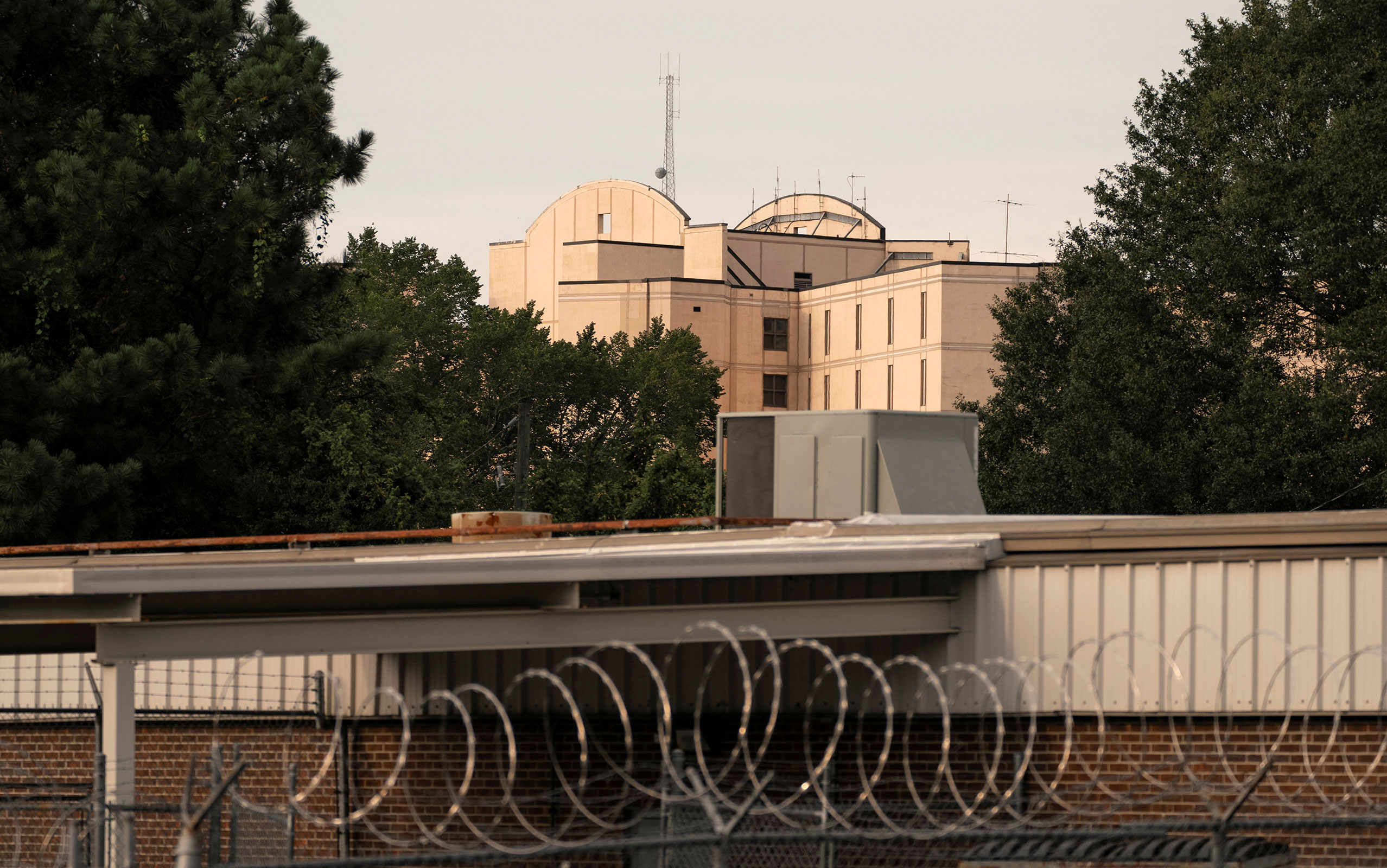 A view of the Fulton County Jail in Atlanta, Georgia, on Aug. 15.