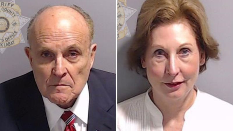 Rudy Giuliani and Sidney Powell surrender in Georgia election subversion case