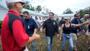 Ron DeSantis looks for campaign momentum after leading Florida through Hurricane Idalia